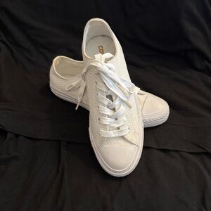 NWOT Converse White Snake Texture Leather CTAS II OX Chuck Taylor ALL STAR